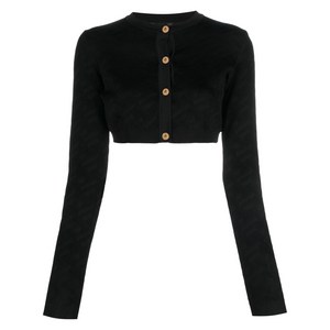 베르사체 라 그레카 크롭 가디건, 블랙계열, Italy 40(KR 55)