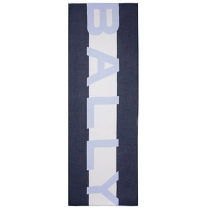 발리 로고 인타르시아 프린지 스카프