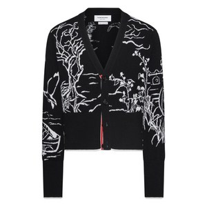 톰 브라운 시닉 인타르시아 가디건, 블랙계열, Numeric 2(KR 100)