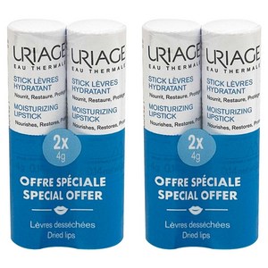 유리아쥬 제모스 스틱레브르 립밤, 4g, 4개