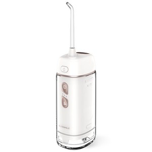 치과입점 글로스마일 휴대용 접이식 무선 핸디형 구강세정기 IPX7 1세트 화이트 GO100