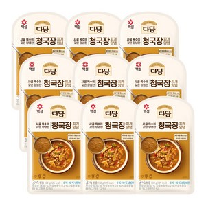 다담 청국장찌개양념 130g x 9개