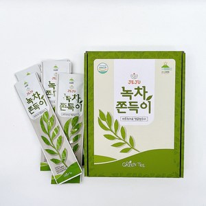 제주 녹차 쫀득이 1박스 쫀드기 쫀디기 쫀쫀이, 35g, 15개