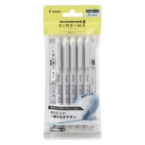 파이롯트 키레나 형광펜 5색 세트, 페일톤, 1개