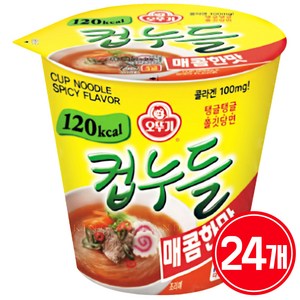 오뚜기 컵누들 매콤한맛 37.8g, 24개