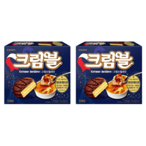 크라운 크림블 크림브륄레맛, 2개, 320g