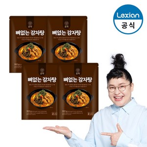 [온작]뼈없는 감자탕 900g 4팩, 4개