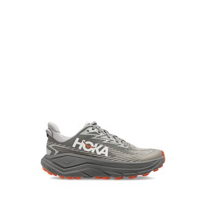 HOKA 챌린저 8 로고 프린트 스니커즈, US 5.5(KR 225), 그레이계열+베이지계열