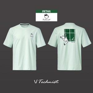 테크니스트 배드민턴 기획 오버핏 티셔츠 TNT5408