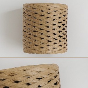 라피아실 110g 베이지 페이퍼얀 루피실 뜨개실 볼실, 1개