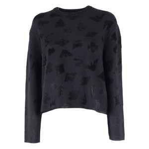 엠포리오아르마니 텍스처 패턴 스웨터