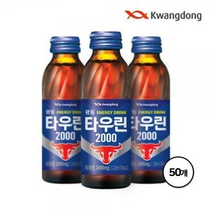 광동제약 타우린 2000 에너지음료, 120ml, 50개