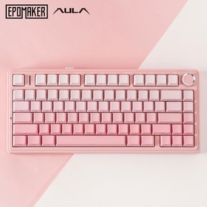 [신규색상 출시] AULA 독거미 F75 75% 컴팩트 가스켓 마운트 커스텀 기계식 키보드 NKRO 핫스왑 지원