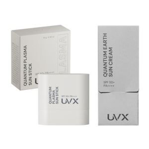 UVX 퀀텀 플라즈마 선스틱 10g + 퀀텀 어스 무기자차 선크림 7days (1.5mlx7ea), 1개