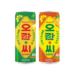 오란씨 250ml 2종 파인 10캔+오렌지 10캔 총20캔, 20개