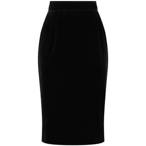 돌체앤가바나 벨벳 스커트, 블랙계열, Italy 40(KR 44)