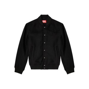 디젤 J-애리 로고 자수 봄버 재킷, 블랙계열, Italy 48(KR 100-105)