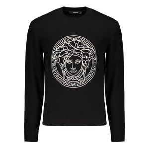 베르사체 코튼 스웨트셔츠, 블랙계열, Italy 54(KR 115)