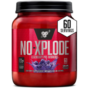 [1+1] 이벤트행사 미국 BSN 노 익스플로드 3.0 60서빙 포도맛 올인원 헬스 부스터 Grape 2.45lb 1.11kg, 1개