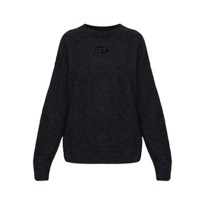 디젤 M-아리타 로고 컷아웃 스웨터, 그레이계열, Standard XS(KR 44)