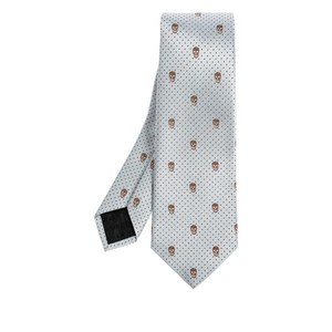 알렉산더맥퀸 스컬 패턴 도트 넥타이