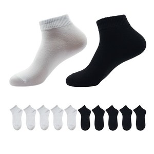 양말공장공장장 남성용 무지 단목 양말 10켤례