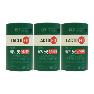 종근당건강 락토핏 당케어 PBS 유산균, 120g, 3개