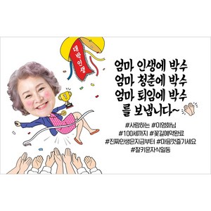 애니데이파티 퇴임 현수막 정년 퇴직 은퇴식 퇴임식 퇴사 이직 아버지 기념 플랜카드 플렌카드 감사, C17 대박인생-여자-퇴임 (포토), 선택안함