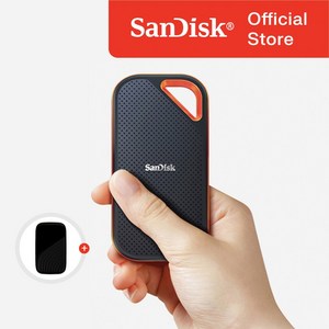 샌디스크 외장SSD E81 익스트림 프로 대용량 고성능 + 보관 케이스 패키지