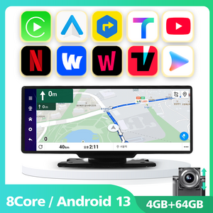 테크먼트 안드로이드 카플레이 모니터 안드로이드 오토 올인원 네비게이션 무선 블랙박스 후방카메라