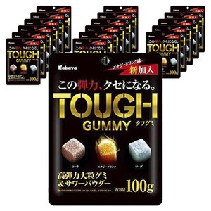 카바야 이 탄력 습관이 된다 터프 구미, 100g, 18개