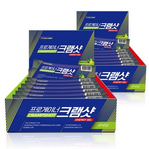 프로게이너 크램샷 깔라만시맛 파워젤 근육 긴장 쥐 완화 라이딩 러닝 마라톤 등산 에너지젤, 35g, 40개