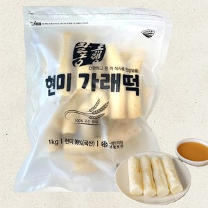 고마운땅 현미가래떡 1KG(국내산) 개별포장, 1개, 1kg