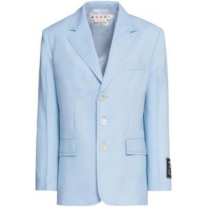 마르니 마르니 싱글 브레스티드 울 블레이저