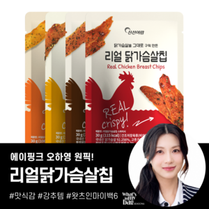 신선어람 리얼 닭가슴살칩 혼합 4종 세트