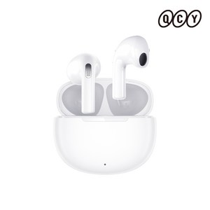 QCY 블루투스 이어폰, QCY-AliyPods APP, 화이트