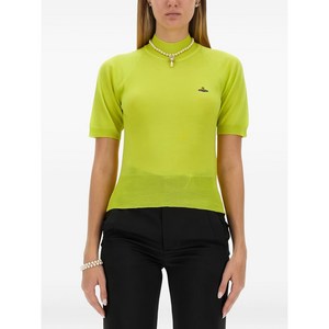 비비안웨스트우드 ORB 자수 탑, 그린계열, Standard M(KR 66)