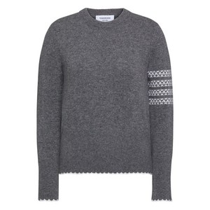 톰 브라운 버튼 디테일 스웨터, 그레이계열, Italy 38(KR 44)