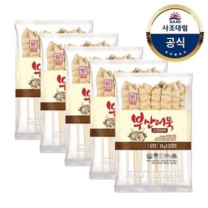 사조대림 [대림냉동] 사각꼬치어묵 600g(냉동) x5개, 600g, 5개