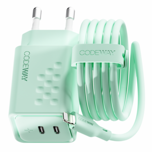 코드웨이 50W C타입 고속 충전기+ 아이폰 라이트닝 8핀 고속 충전케이블 2M