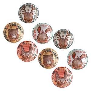 Wendini 애니멀 시리즈 밥그릇 4개입