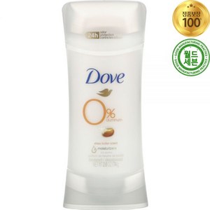 도브 0% 알루미늄 프리 데오드란트 시어버터 74g Deodoant Aluminum Fee Shea Butte, 1개