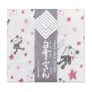 백설후킨 일반행주 쿠마오 핑크