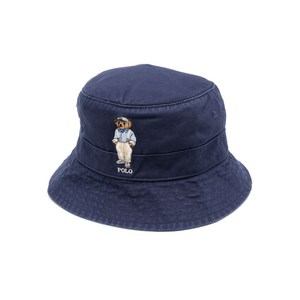 폴로랄프로렌 폴로 베어 버킷 햇, S/M, 블루계열
