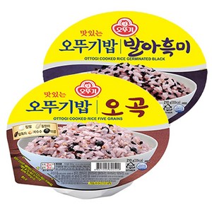 오뚜기 발아흑미 210g 12개+오곡밥 210g 12개