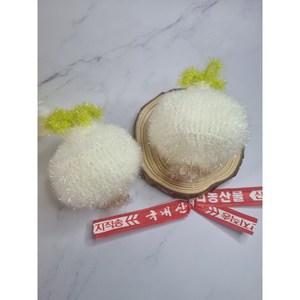 핸드메이드 손뜨개 양파 수세미, 1개, 1개입