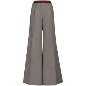 마르니 로고 웨이스트밴드 체크 팬츠, 멀티(혼합)컬러, Italy 42(KR 55-66)