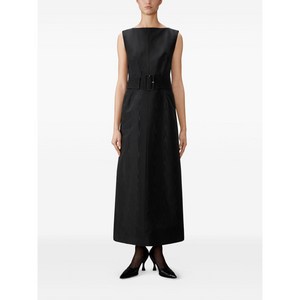톰 브라운 보트 넥 벨트 맥시 드레스, 블랙계열, Italy 42(KR 66)