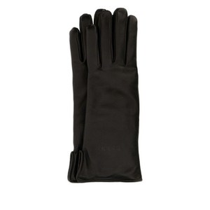 구찌 엠보스드 로고 레더 장갑, in 8(KR 203), 블랙계열