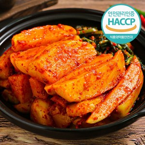 [100% 국산] HACCP 인증 당일제조 전라도 총각김치, 1개, 2kg